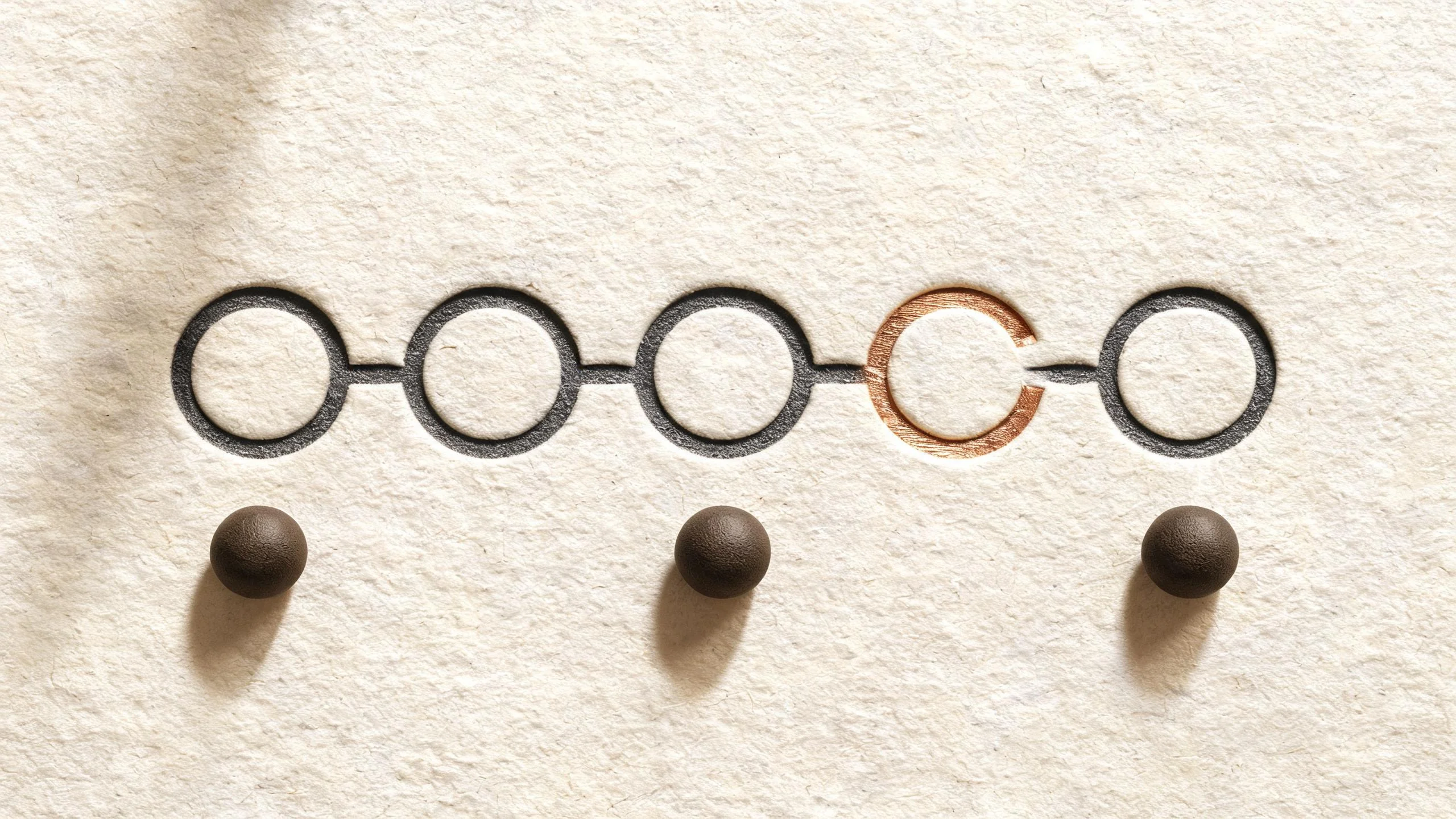Repeated graphite loops with one broken cycle repaired in copper